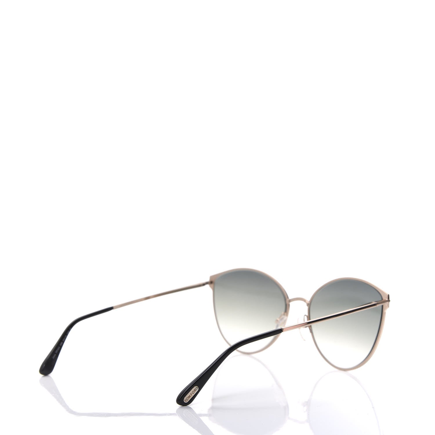Tom Ford Metal Cat Eye Zeila Sunglasses TF654 Gold 3 of 7
