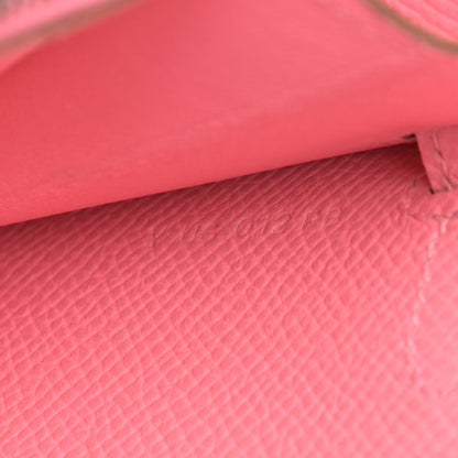 Hermes Epsom Kelly Wallet To Go Rose Confetti 7 of 9