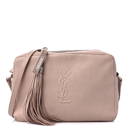 Saint Laurent Lambskin Monogram Small Lou Camera Bag Marble Pink 1 of 10