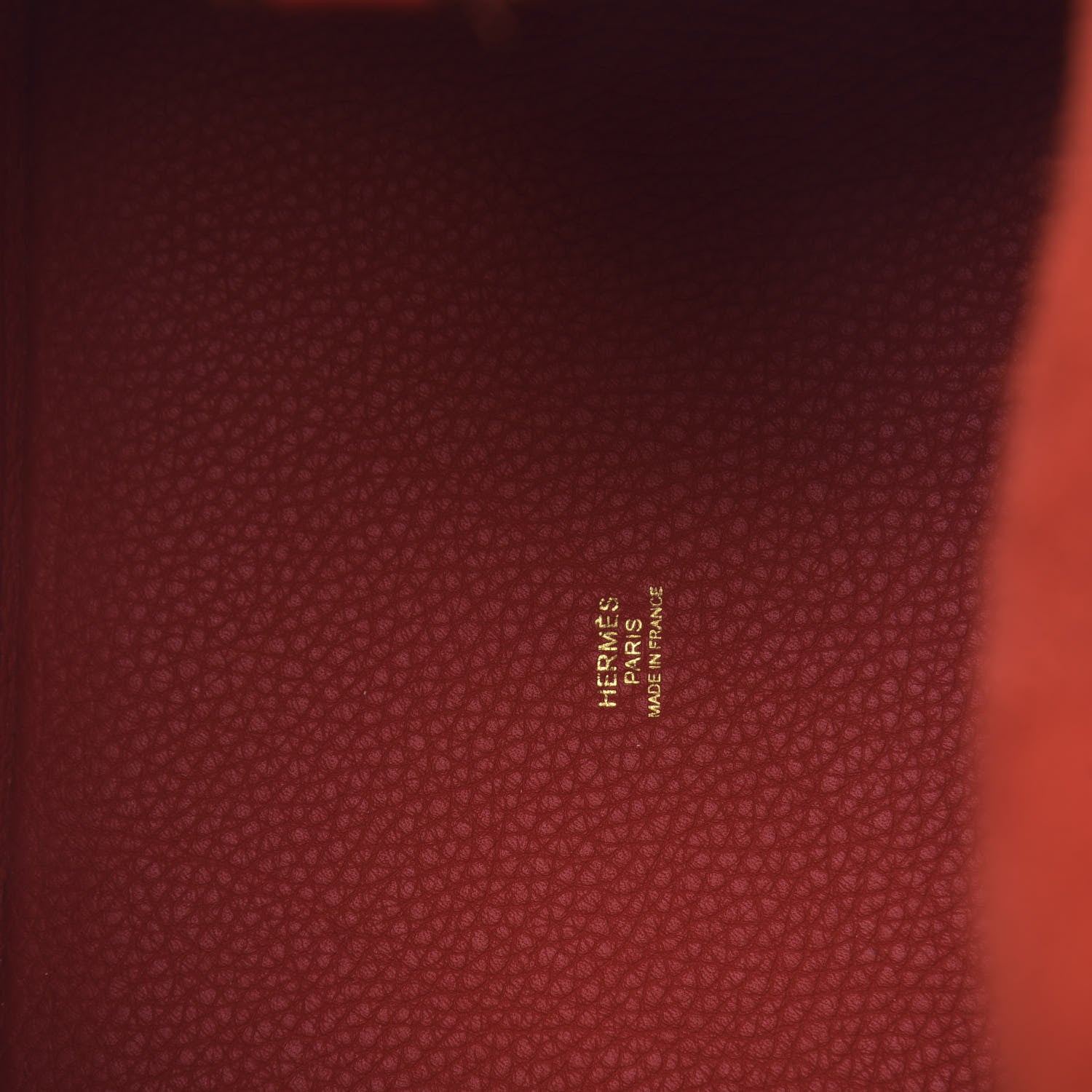 Hermes Taurillon Clemence Picotin Lock 22 MM Rouge Tomate 5 of 9