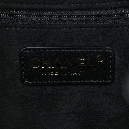 Chanel Caviar Deauville Drawstring Backpack Black 6 of 10