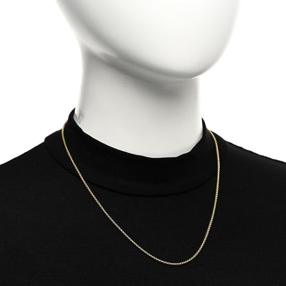 David Yurman 18K Yellow Gold 1.7mm Box Chain Necklace 18" 2 of 4