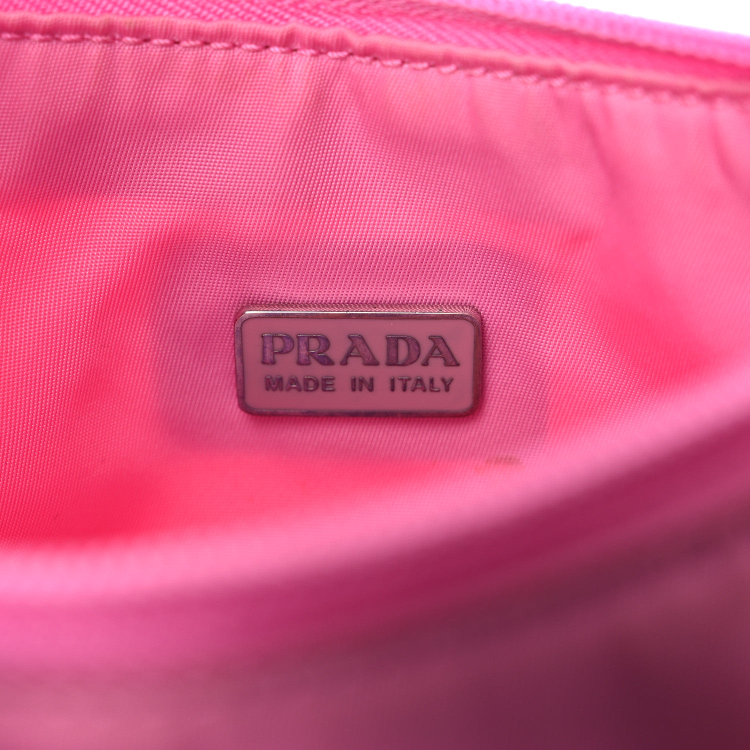 Prada Tessuto Nylon Mini Re-Edition 2000 Bag Begonia 6 of 16