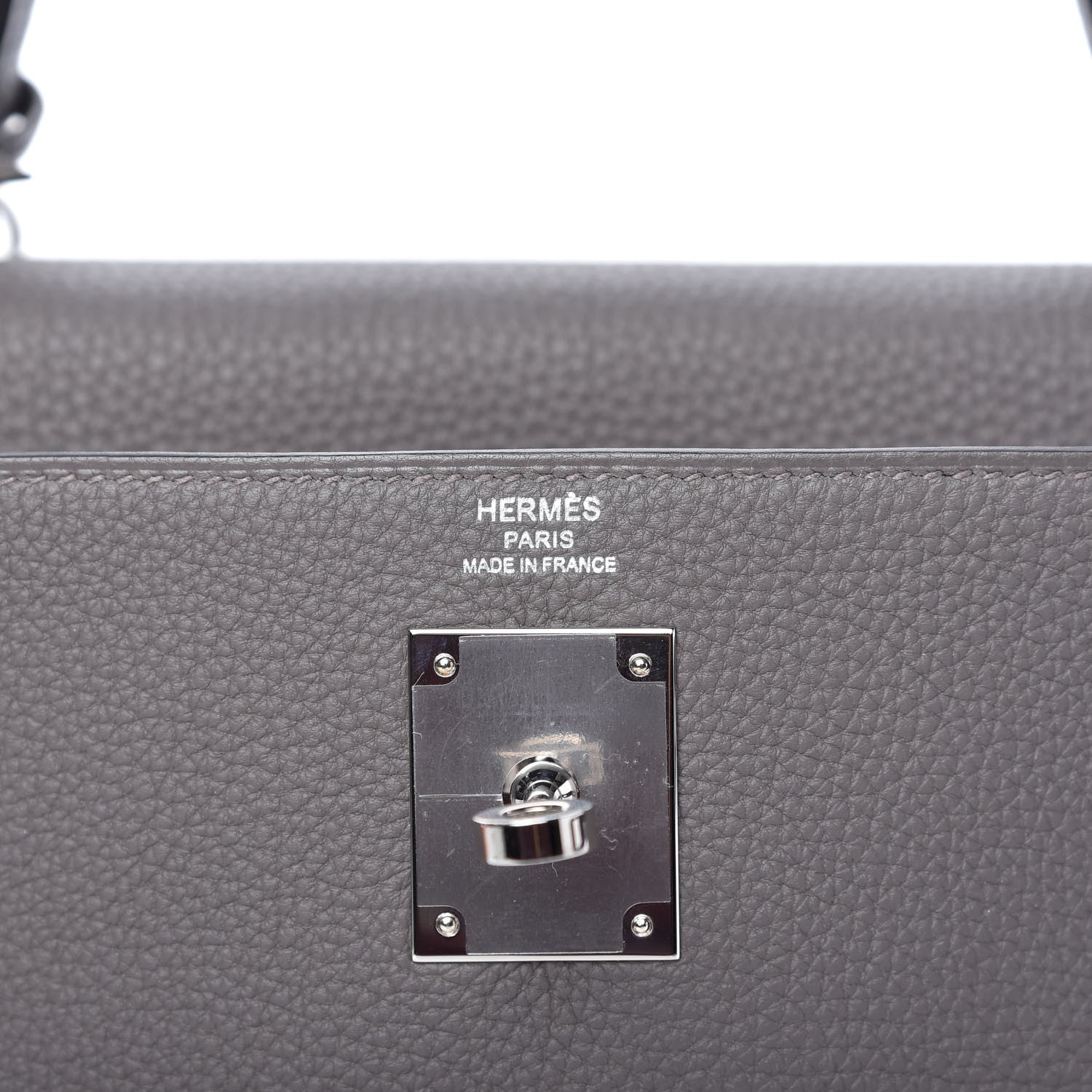 Hermes Togo Kelly Retourne 28 Etain 8 of 11