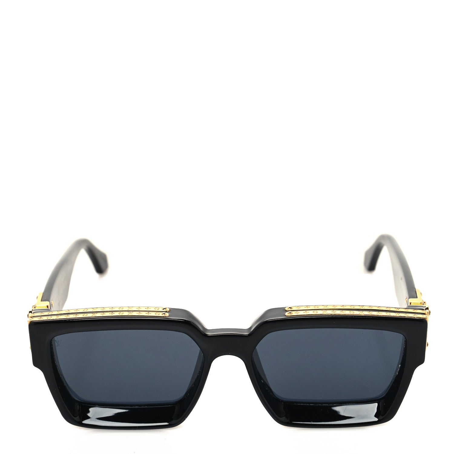 Louis Vuitton Acetate 1.1 Millionaires Sunglasses Z1165E Black 2 of 7