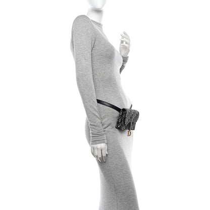 Christian Dior Oblique Saddle Belt Bag Blue 3 of 11