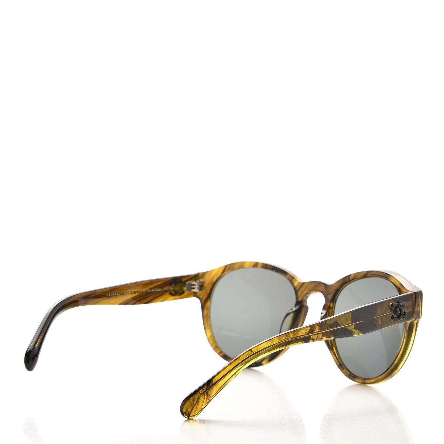 Acetate Pantos Fall CC Sunglasses 5359-A Green Grey