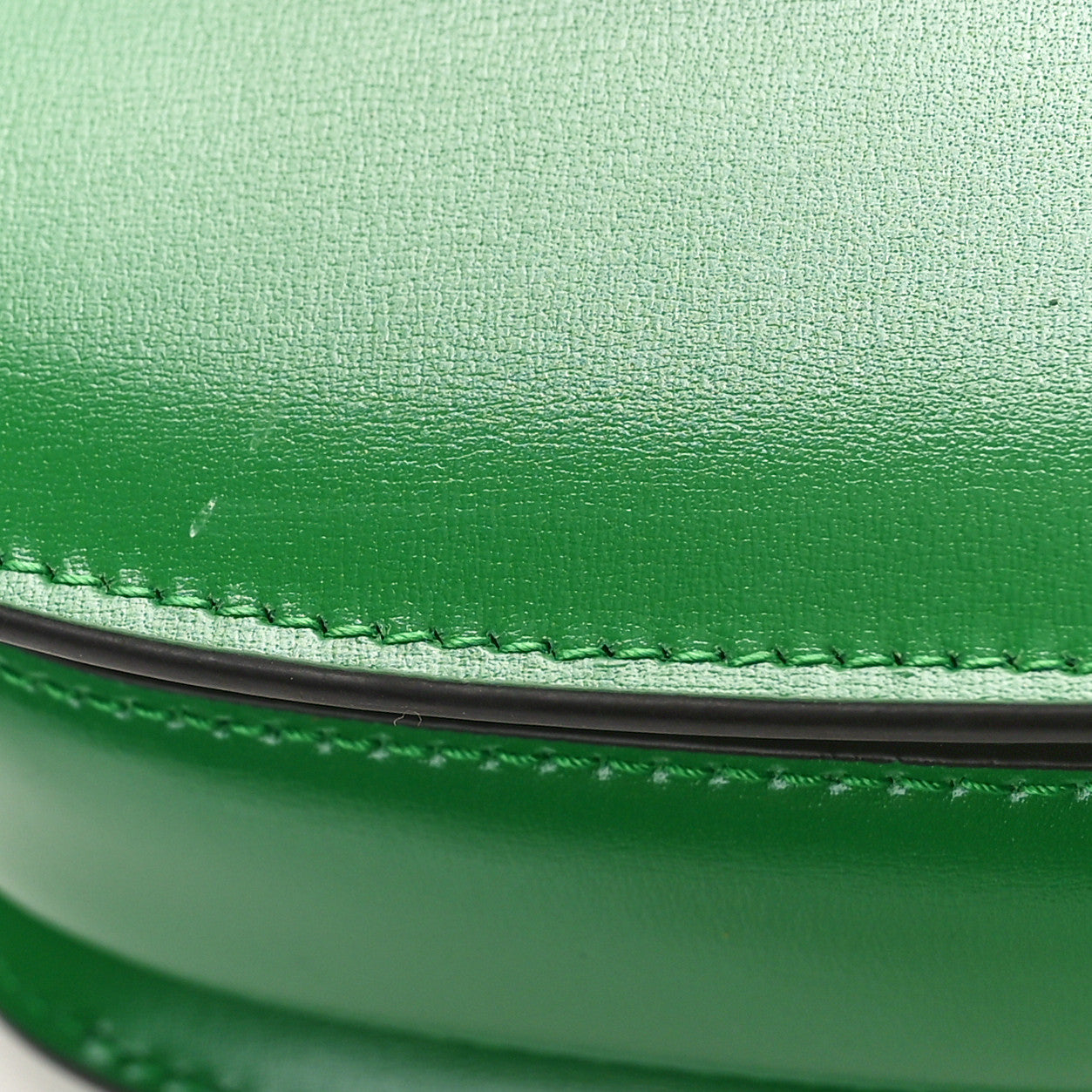 Boarded Dyana Lux Calfskin Mini Bamboo 1947 Top Handle Bag Spring Green