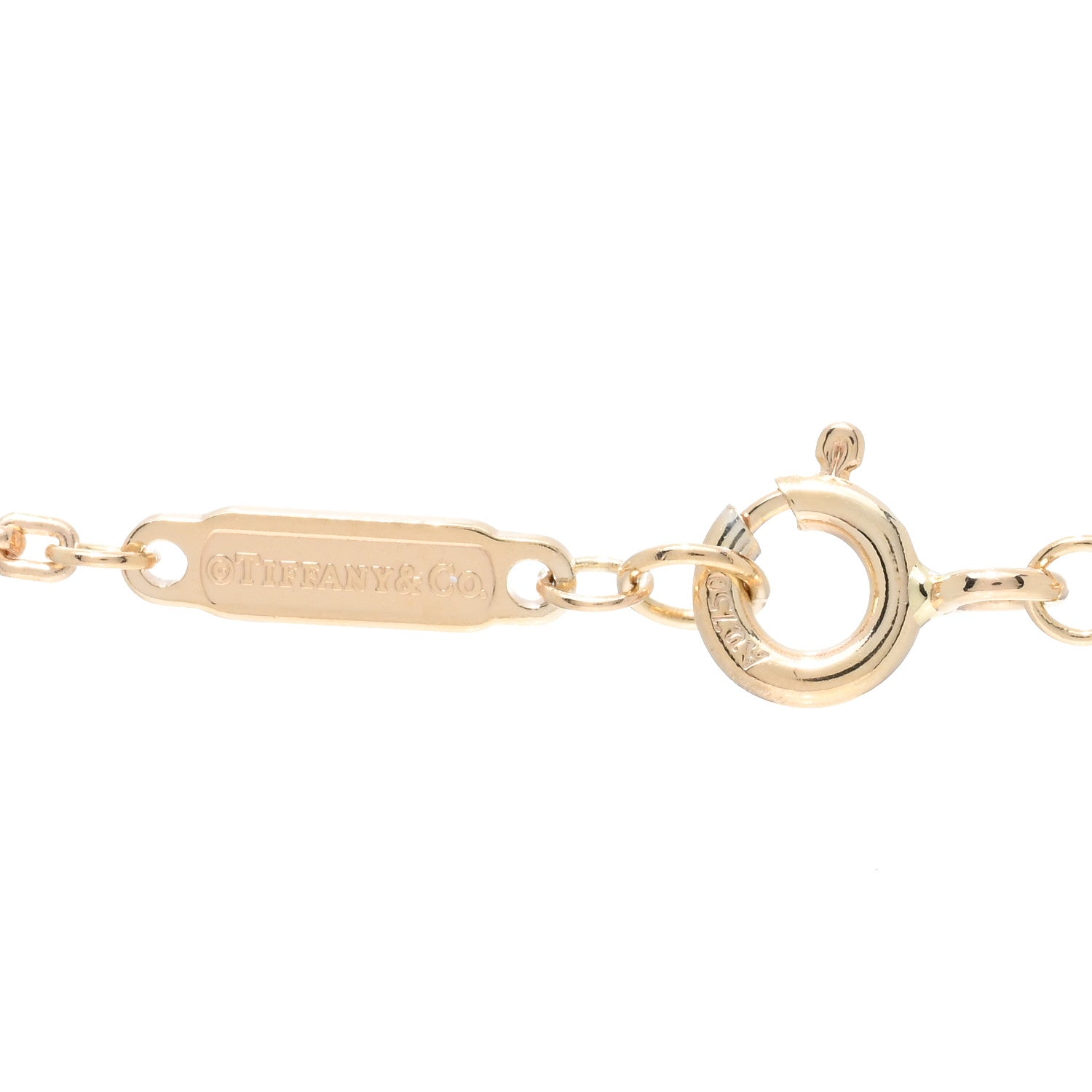 Tiffany 18K Rose Gold HardWear Link Pendant Necklace 4 of 5