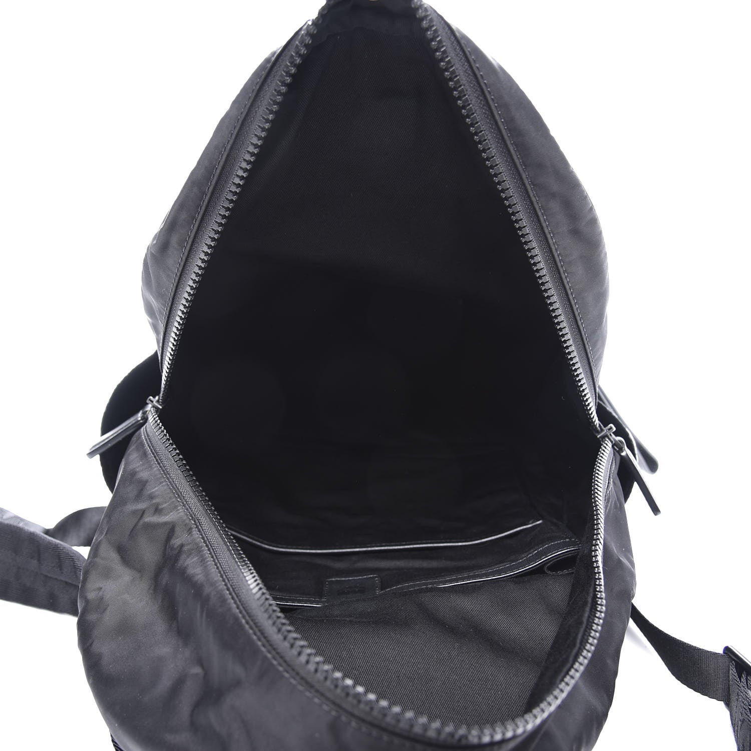 MCM Nylon Medium Tumbler Rombi Backpack Black 4 of 9