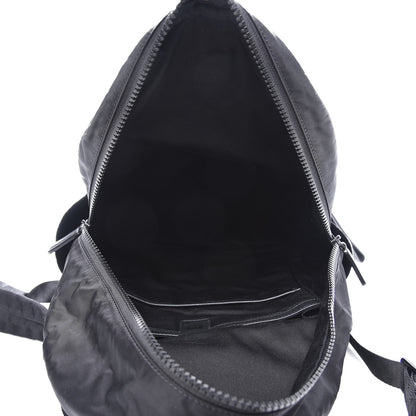 MCM Nylon Medium Tumbler Rombi Backpack Black 4 of 9
