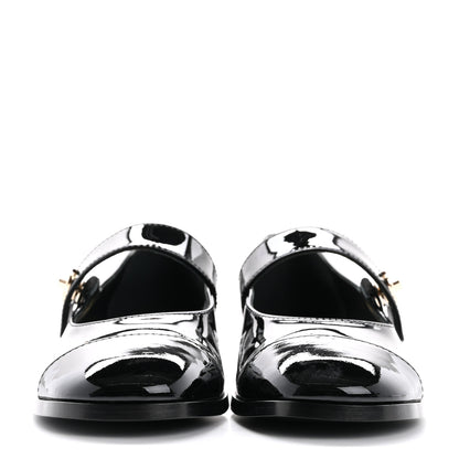 Chanel Patent Calfskin Mary Janes Flats 37 Black 3 of 10