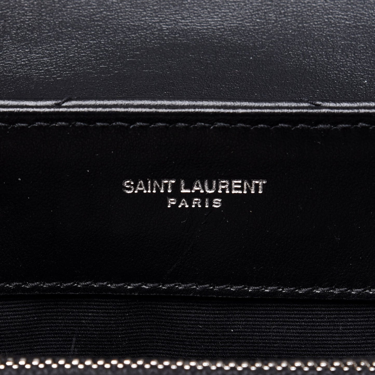 Calfskin Y Quilted Monogram Small Loulou Chain Satchel Black