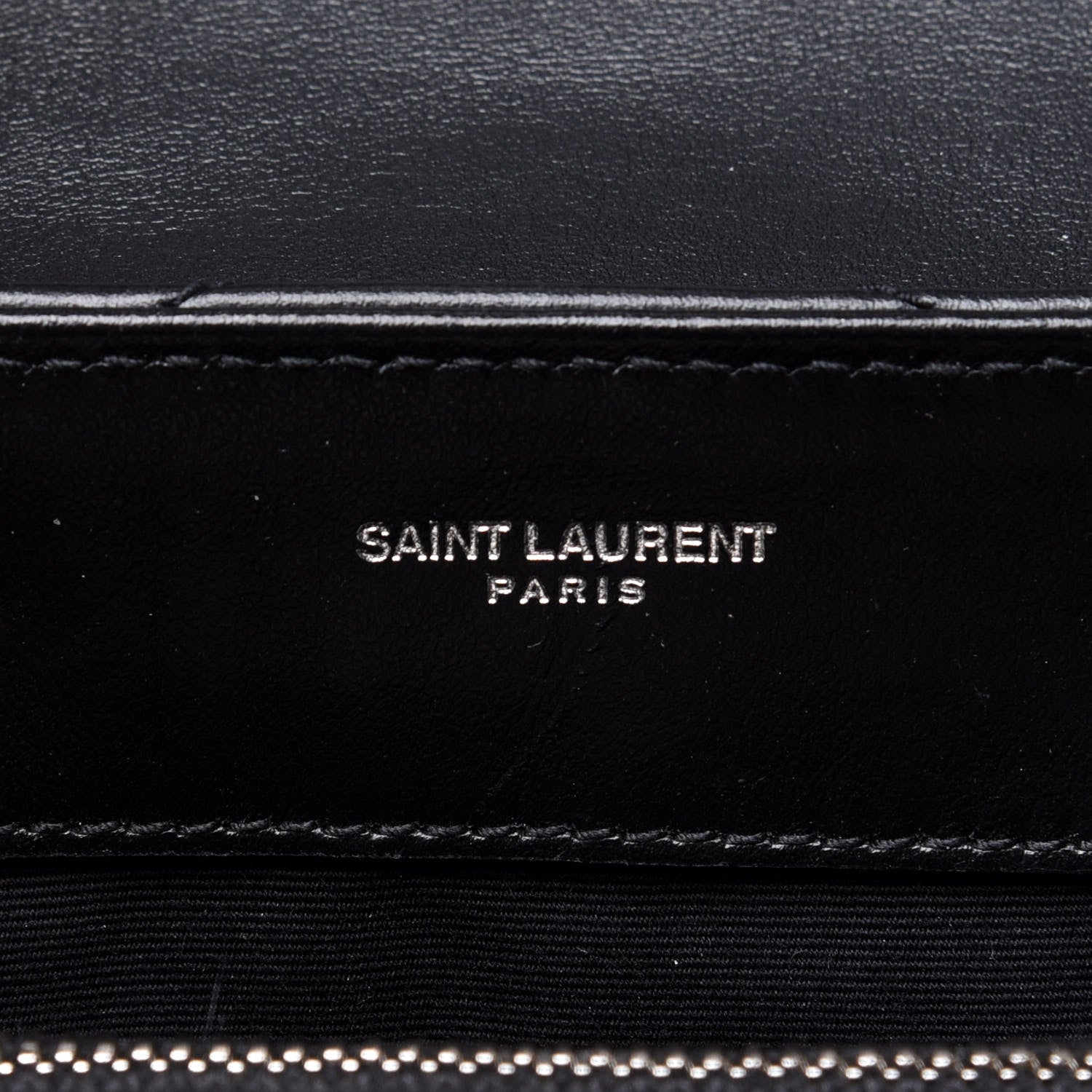 Saint Laurent Calfskin Y Quilted Monogram Small Loulou Chain Satchel Black 6 of 10