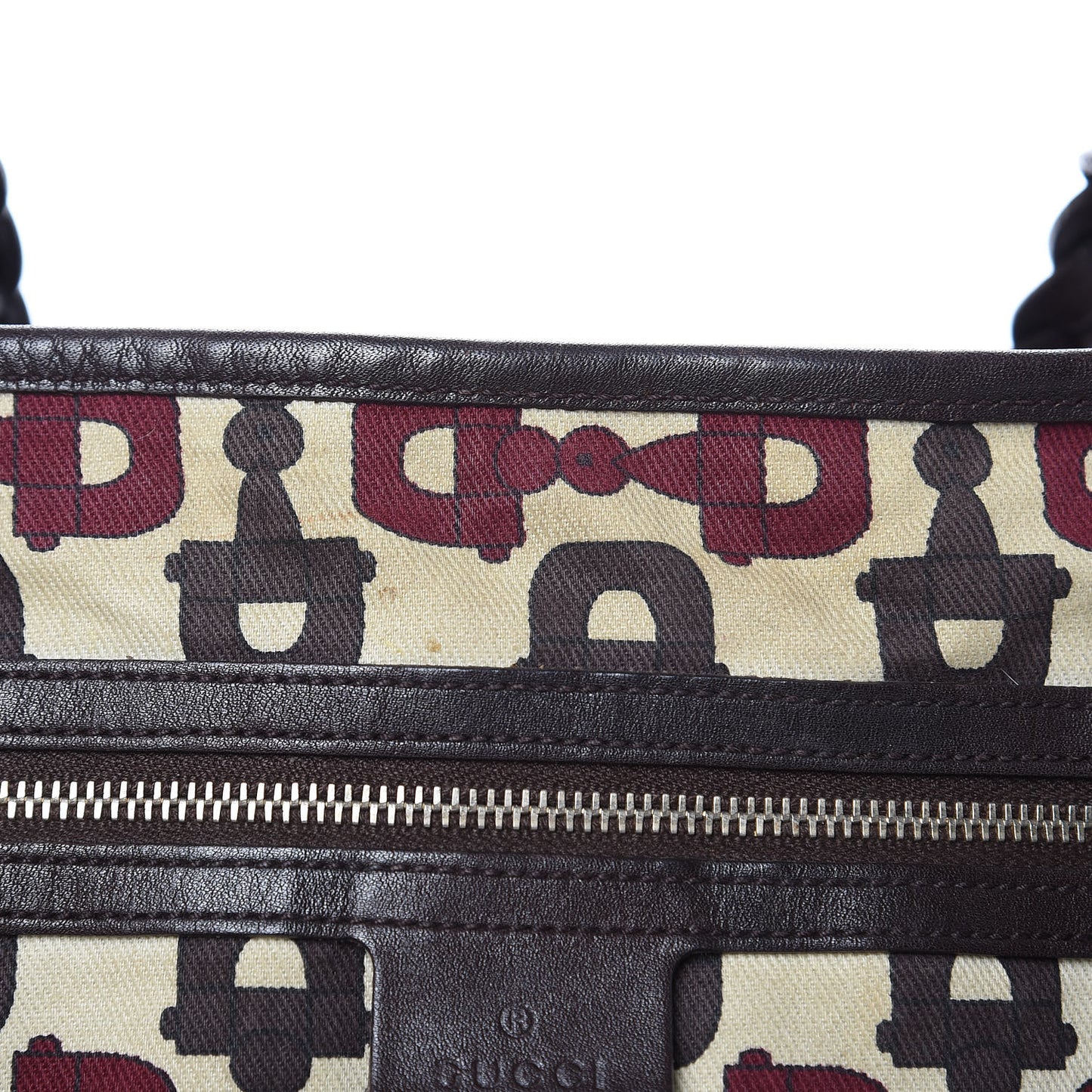 Guccissima Medium Pelham Shoulder Bag Dark Brown