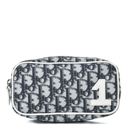 Christian Dior Monogram Cosmetic Case Blue 1 of 9