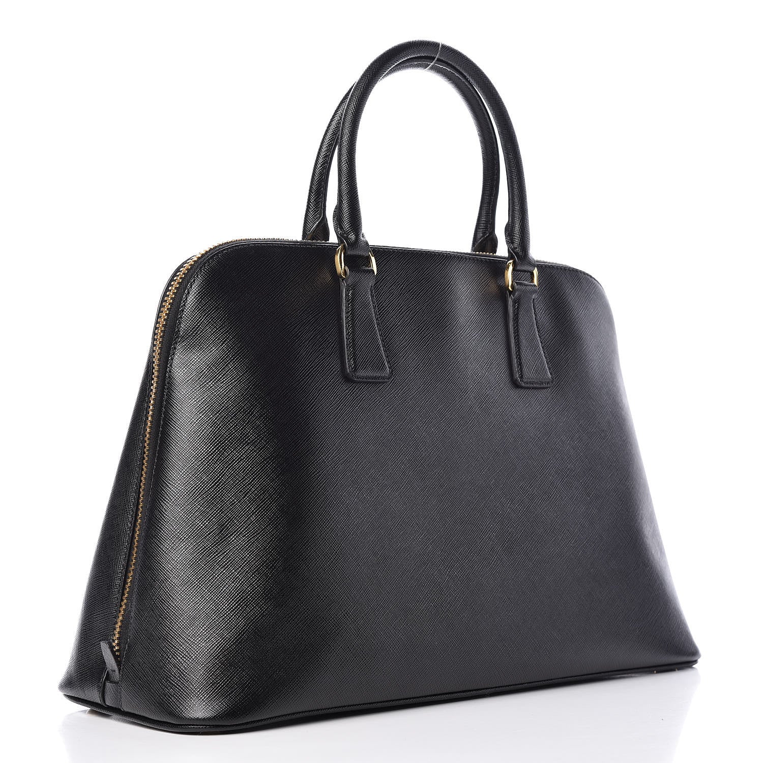 Prada Saffiano Lux Large Promenade Tote Black 3 of 11