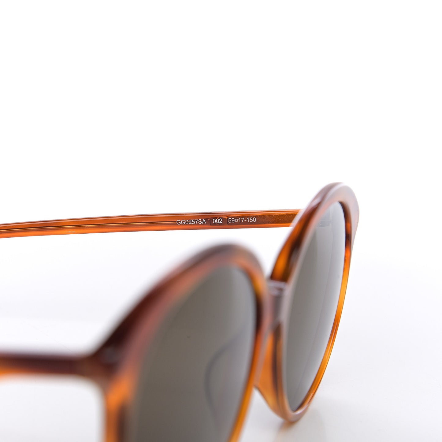 Acetate GG Sunglasses GG0257S Havana