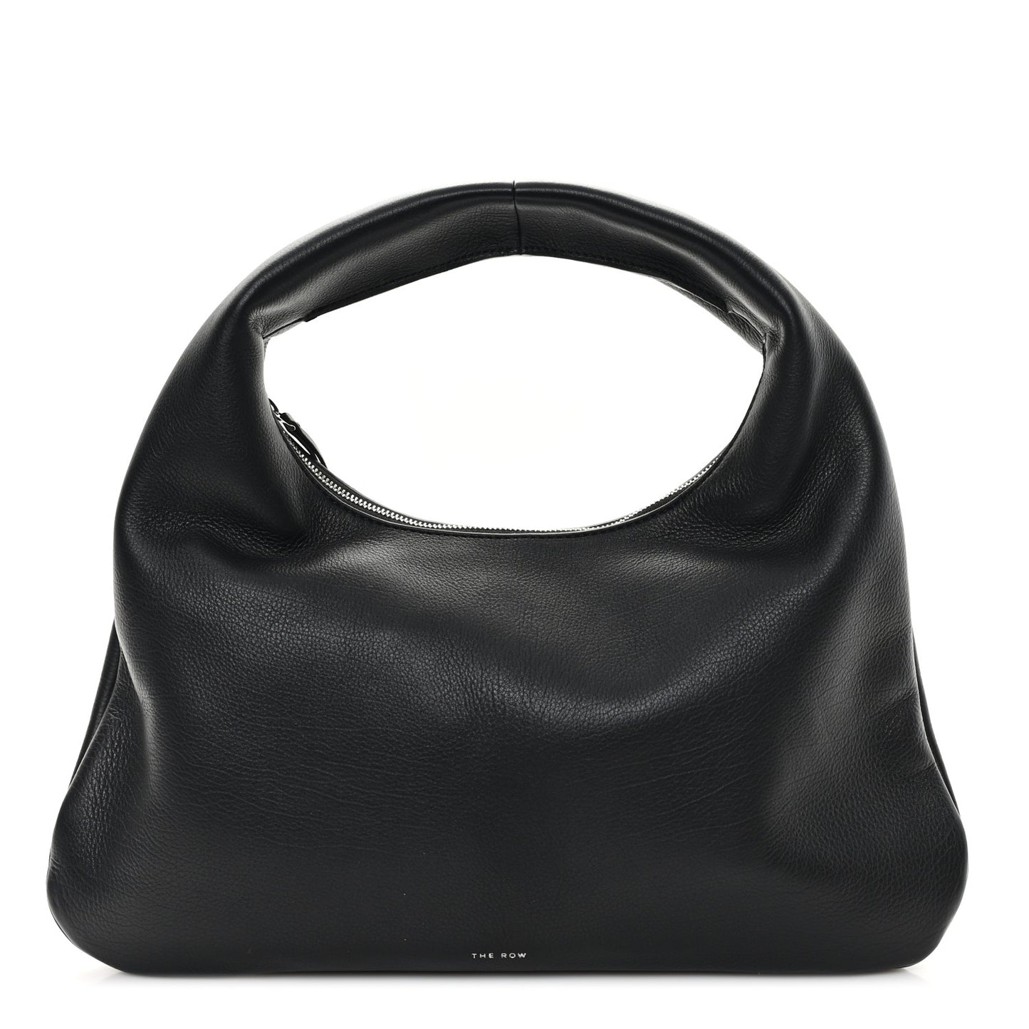 Grained Calfskin Small Everyday Shoulder Bag Black