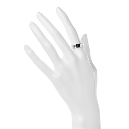 Cartier 18K White Gold 5.5mm LOVE Ring 52 6 2 of 5