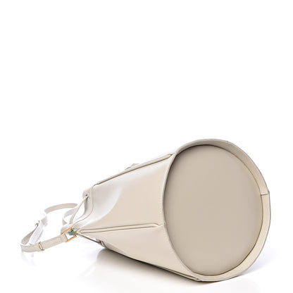 Saint Laurent Smooth Calfskin Medium Talitha Bucket Bag Vintage White 4 of 11