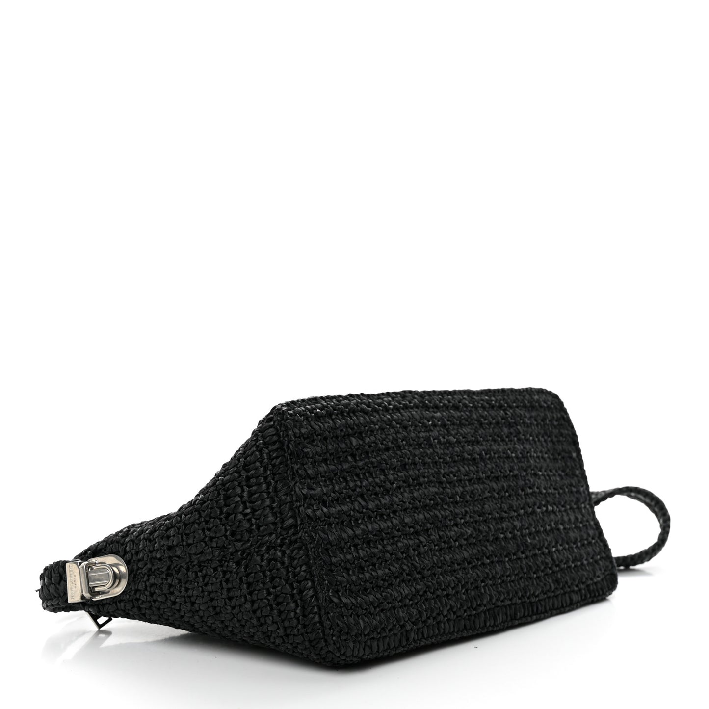 Raffia Le Crossbody Black