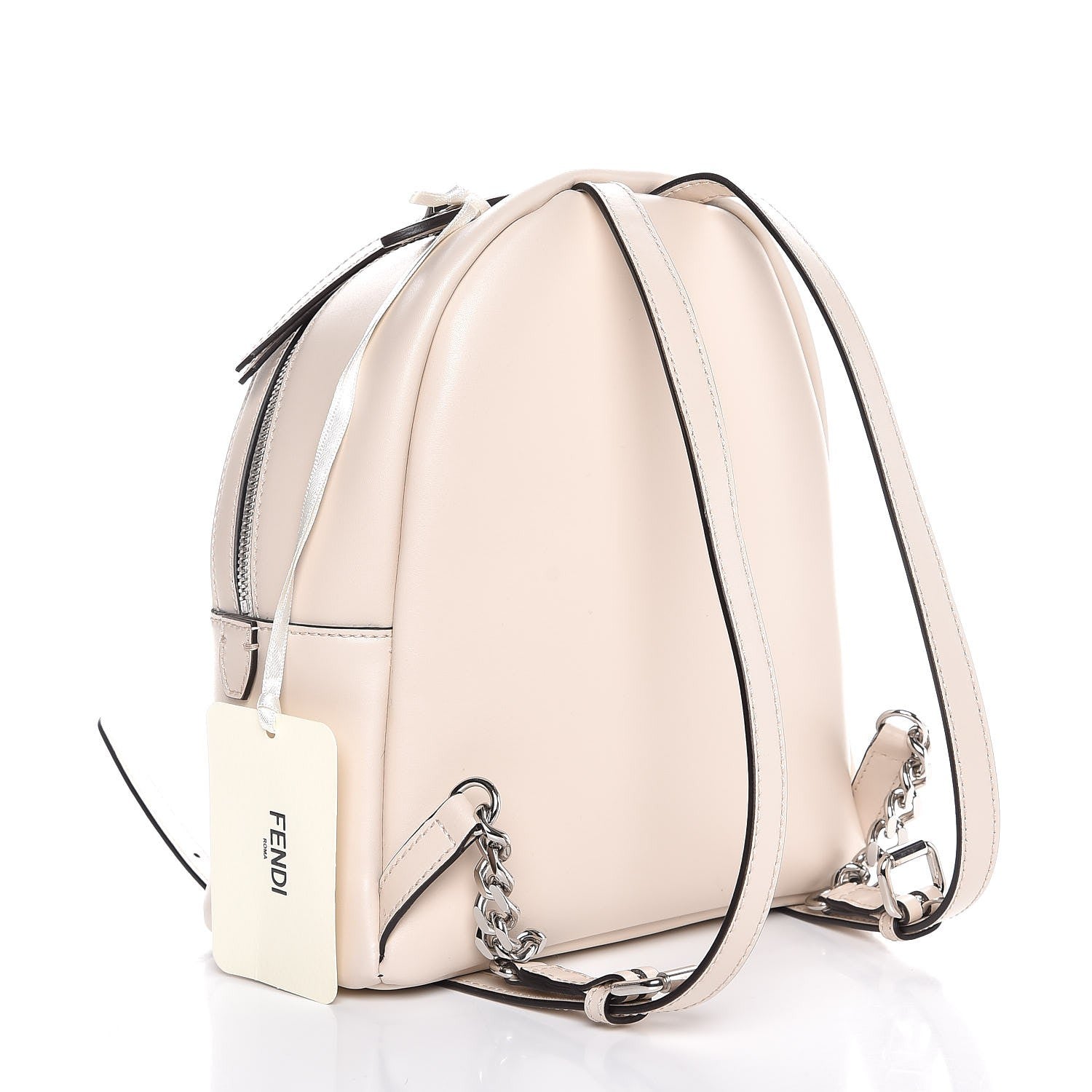 Fendi Vitello Liberty Flowers and Bows Studded Mini Backpack Camelia 3 of 8