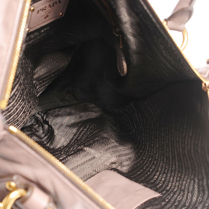 Prada Soft Calf Satchel Tote Bambu 5 of 11