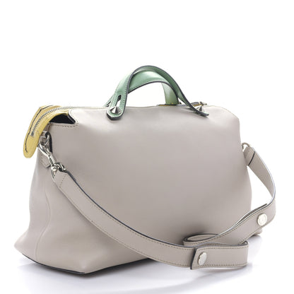 Fendi Vitello Dolce 4 Color Large By The Way Boston Bag Grigio Polvere Multicolor 3 of 9