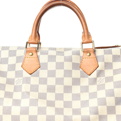 Louis Vuitton Damier Azur Speedy 30 8 of 8