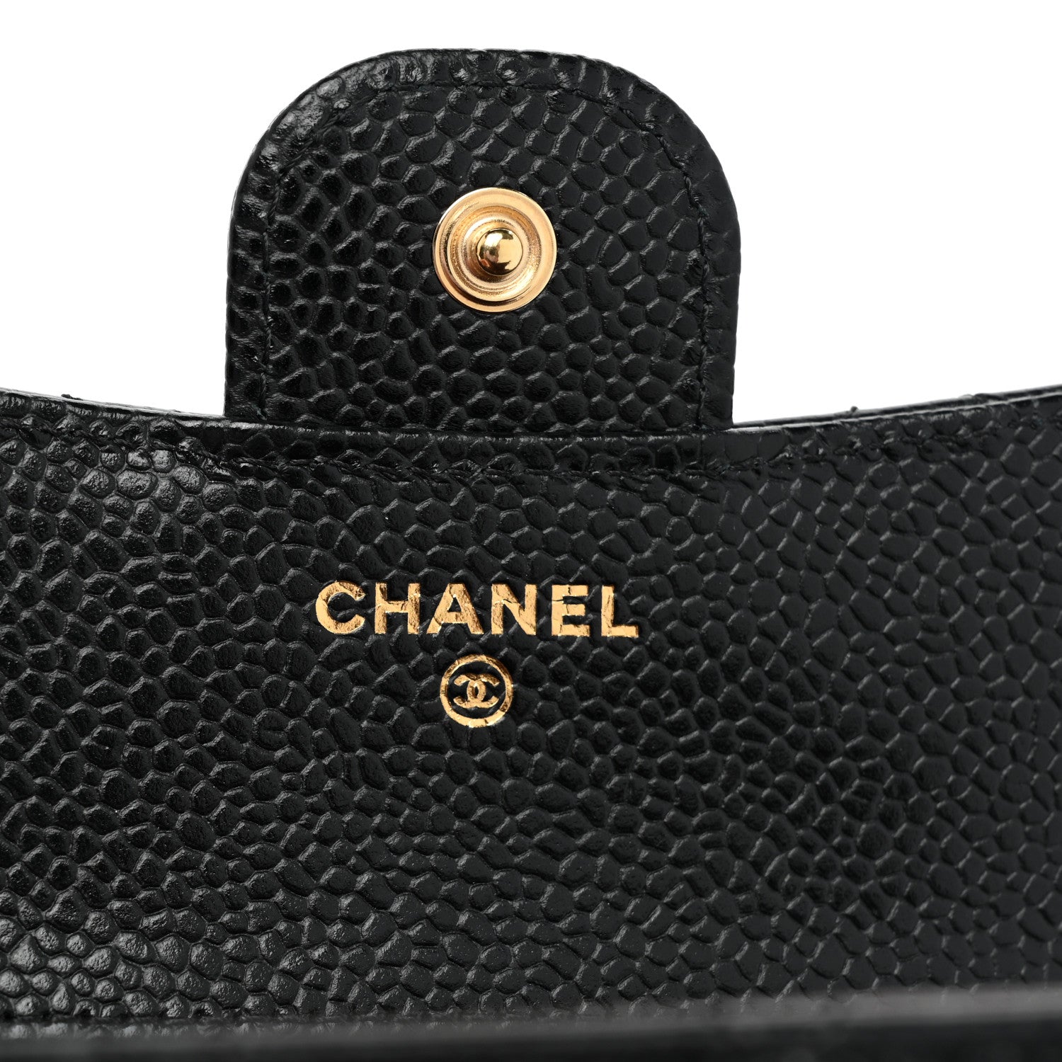 Chanel Caviar Quilted Compact Flap Wallet Black 7 of 9