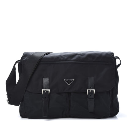 Prada Nylon Vela Sport Messenger Bag Black 1 of 10