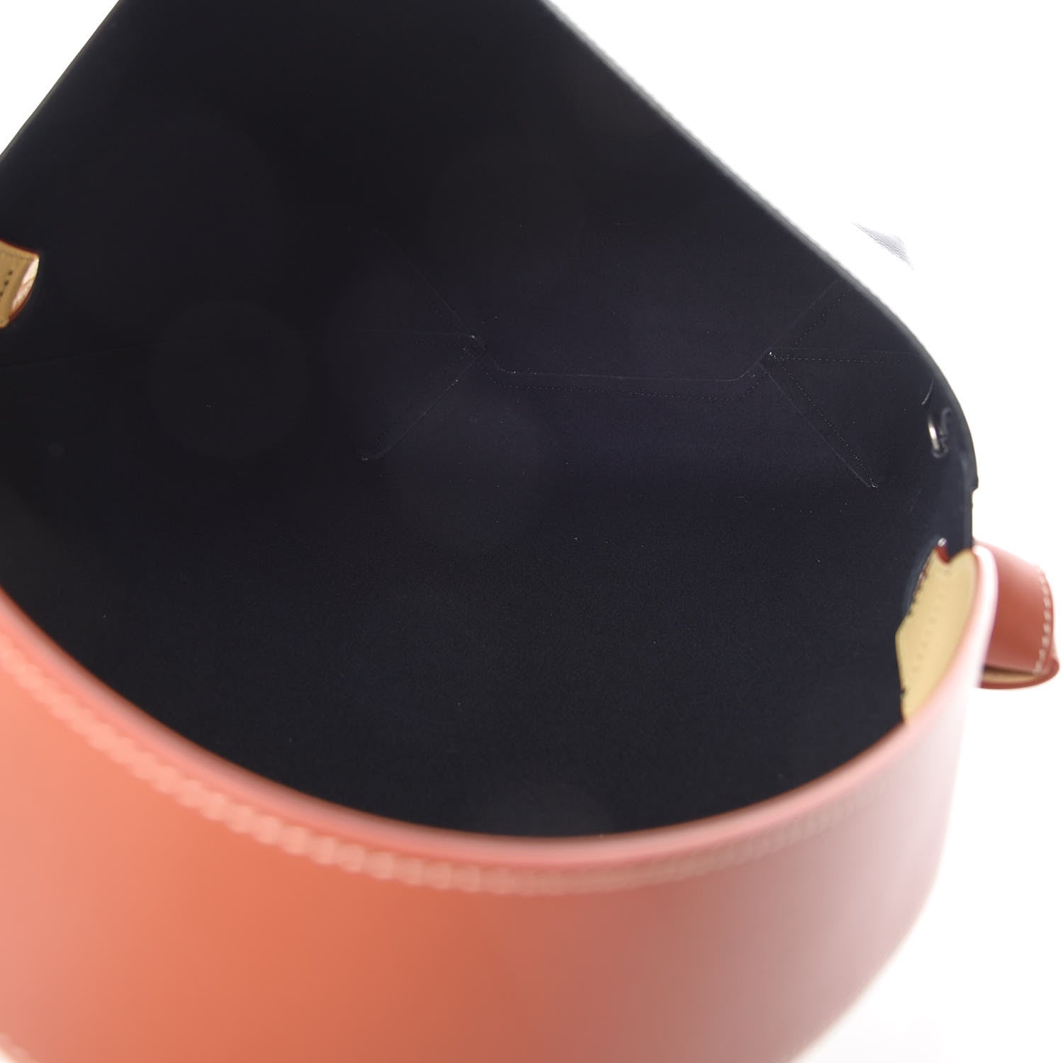 Celine Shiny Smooth Calfskin Small Twisted Cabas Navy Beige 6 of 14