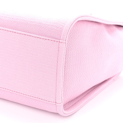 Chanel Mixed Fibers Small Deauville Tote Pink 11 of 12