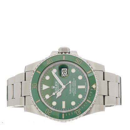 Rolex Stainless Steel 40mm Oyster Perpetual Submariner Date Hulk Watch Green 116610LV 2 of 4
