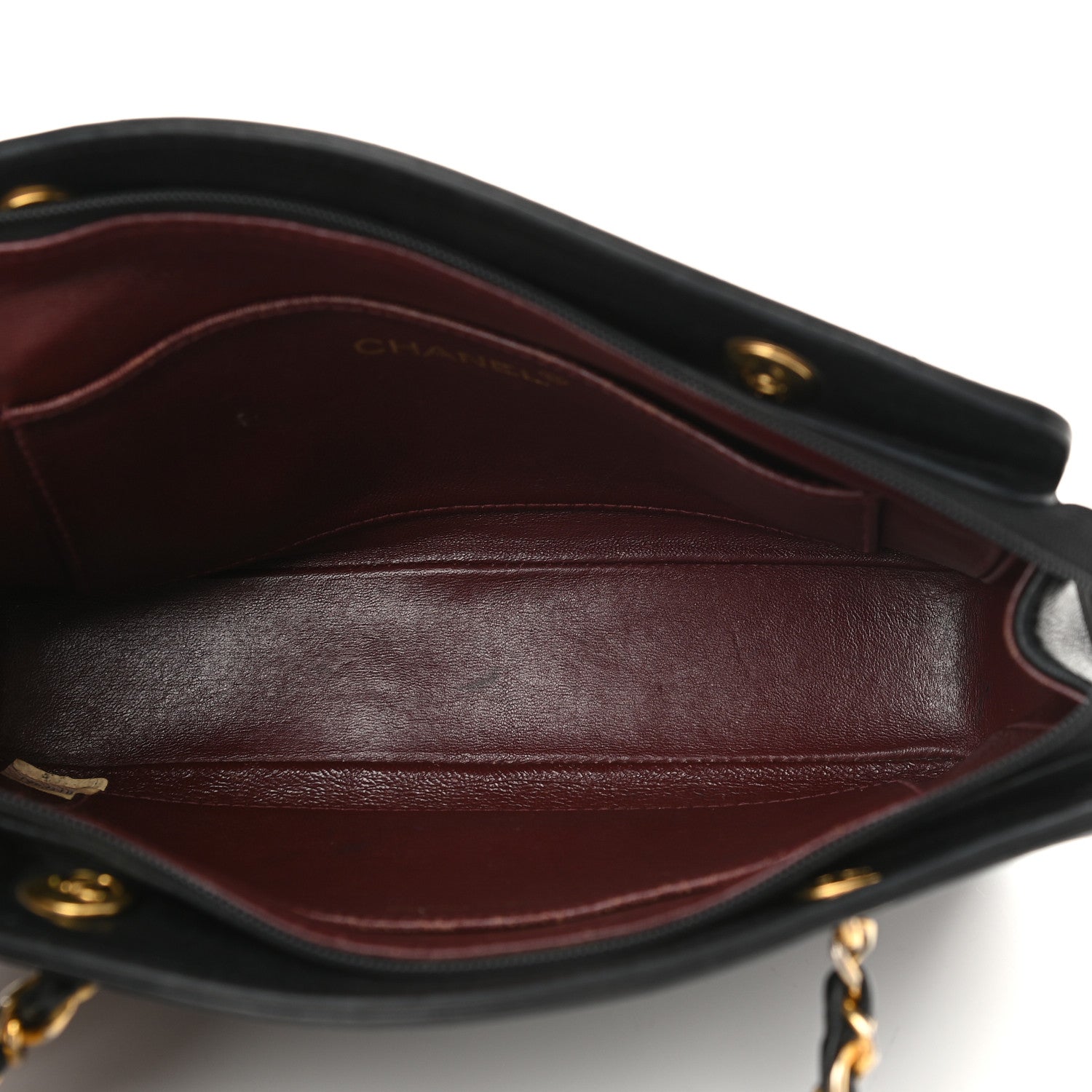 Chanel Lambskin Quilted Shoulder Bag Black 4 of 12