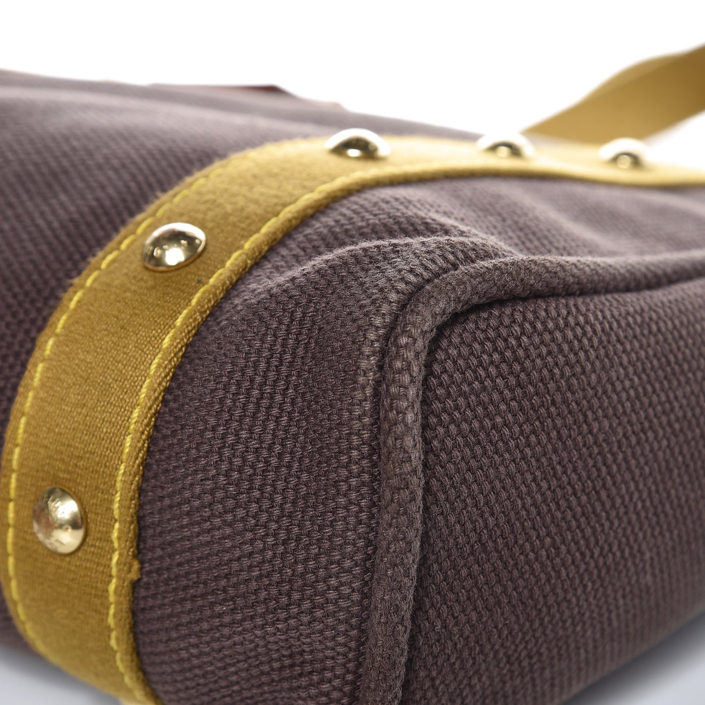 Toile Antigua Cabas MM Brown Kaki