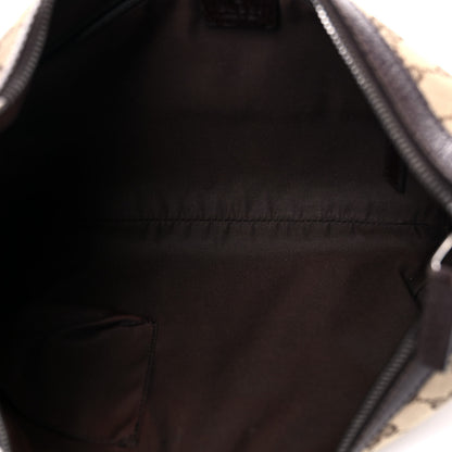 Gucci Monogram Medium Half Moon Hobo Dark Brown 4 of 21