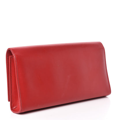 Saint Laurent Calfskin Cassandre Clutch Rouge Orient 3 of 15