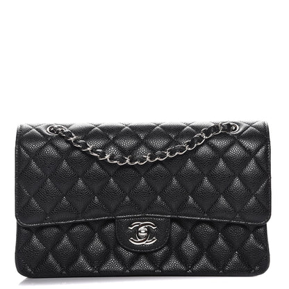 Chanel Caviar Quilted Medium Double Flap Black 1 of 9