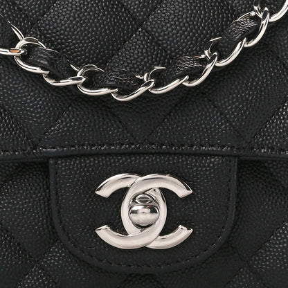 Chanel Caviar Quilted Mini Rectangular Flap Black 9 of 12