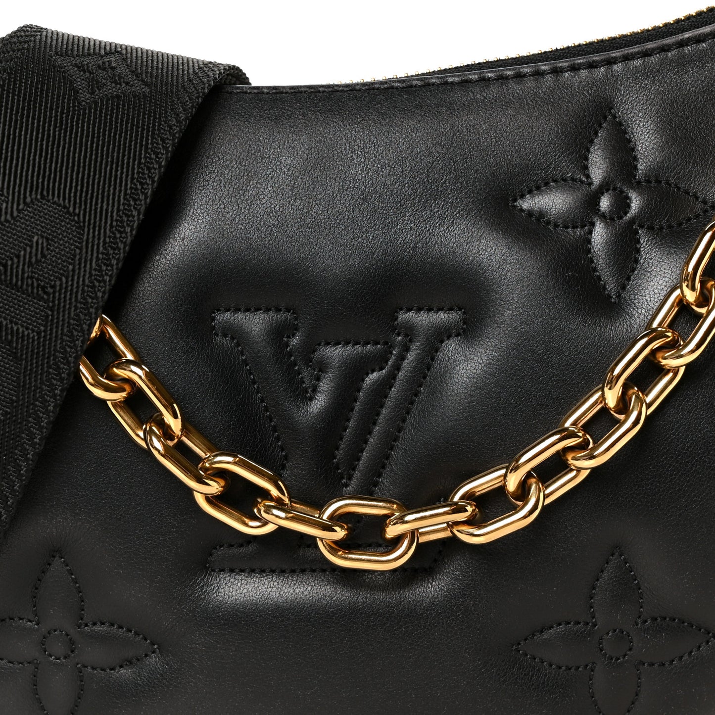 Calfskin Bubblegram Over The Moon Black