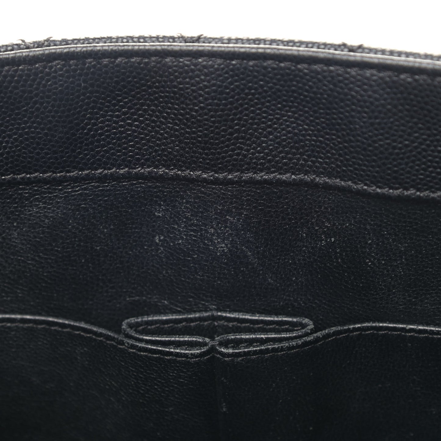 Caviar Lizard Quilted Medium Coco Handle Flap Black