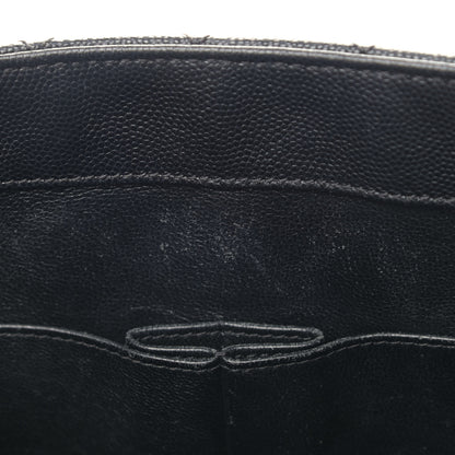 Chanel Caviar Lizard Quilted Medium Coco Handle Flap Black 10 of 13