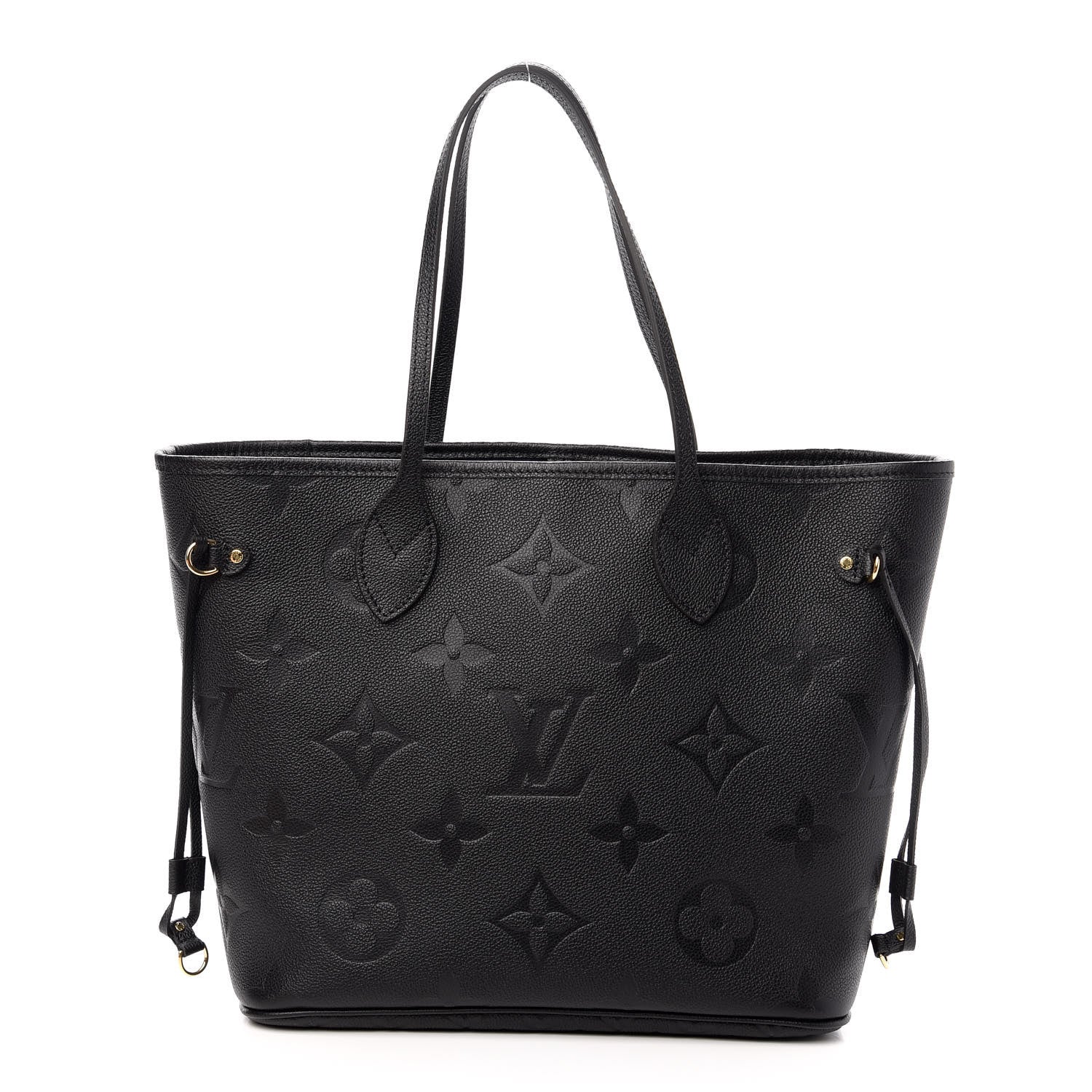 Louis Vuitton Empreinte Monogram Giant Neverfull MM Black 3 of 12