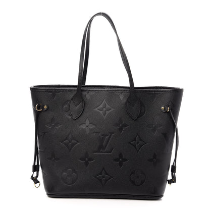 Louis Vuitton Empreinte Monogram Giant Neverfull MM Black 3 of 12