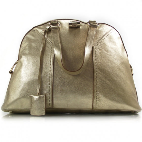 Saint Laurent Leather Oversized Muse Gold 1 of 13