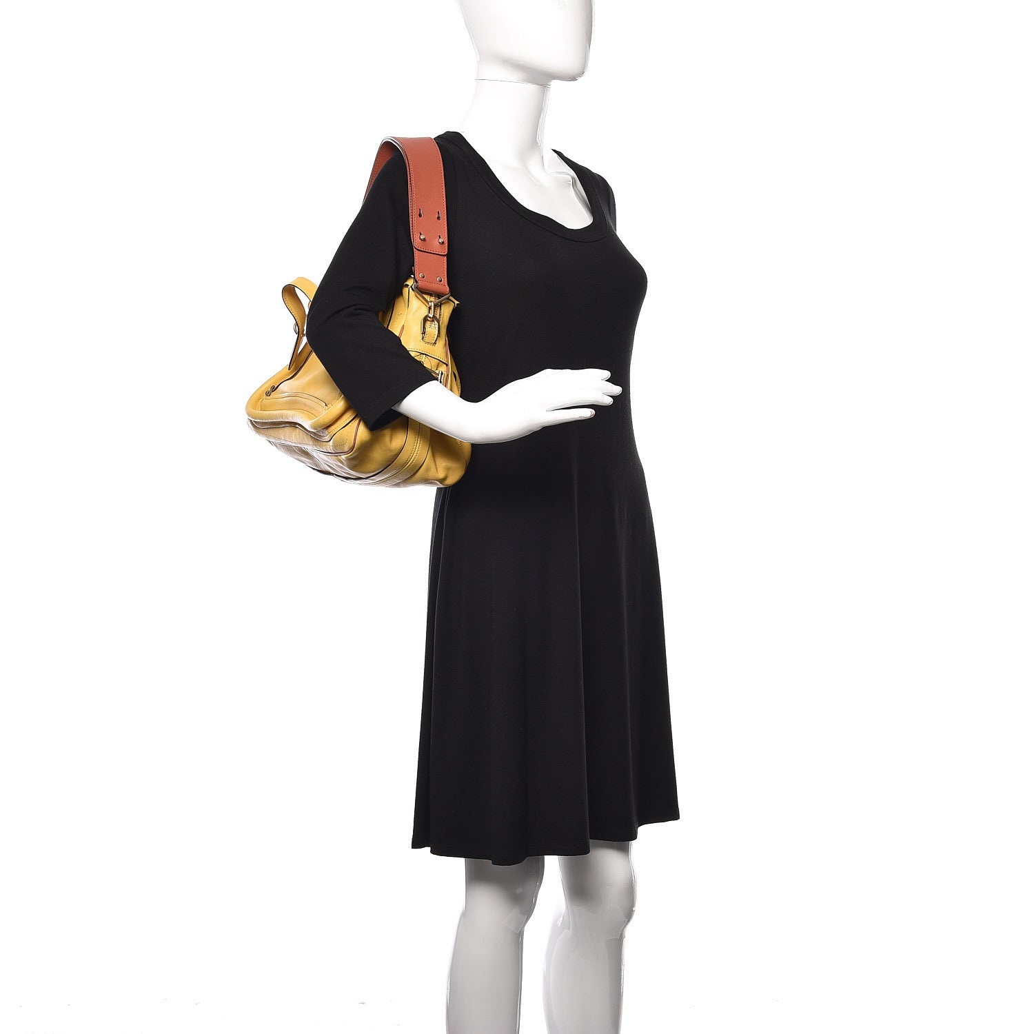 Chloe Calfskin Medium Military Paraty Citrus Grove 2 of 16