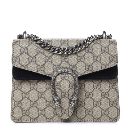 Gucci GG Supreme Monogram Mini Dionysus Shoulder Bag Black 1 of 11
