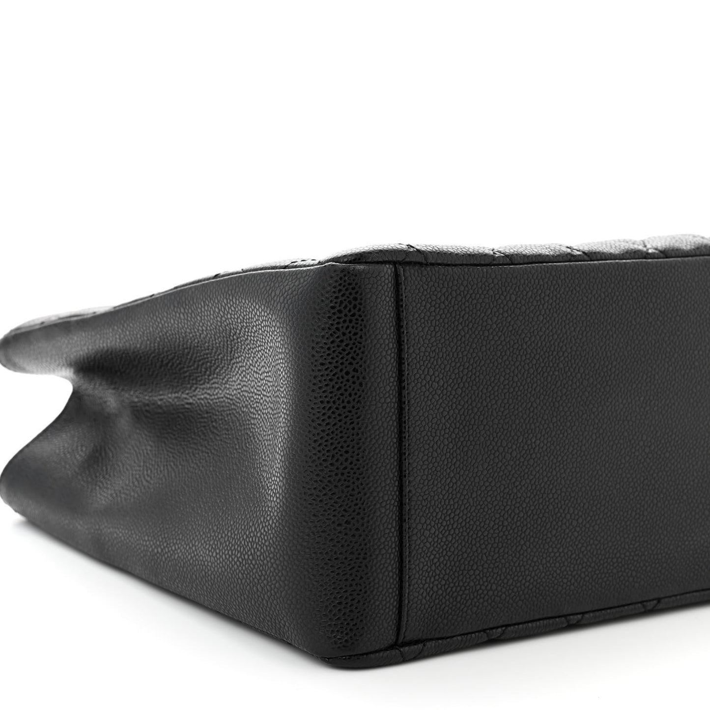 Caviar Quilted Grand Shopping Tote GST Black